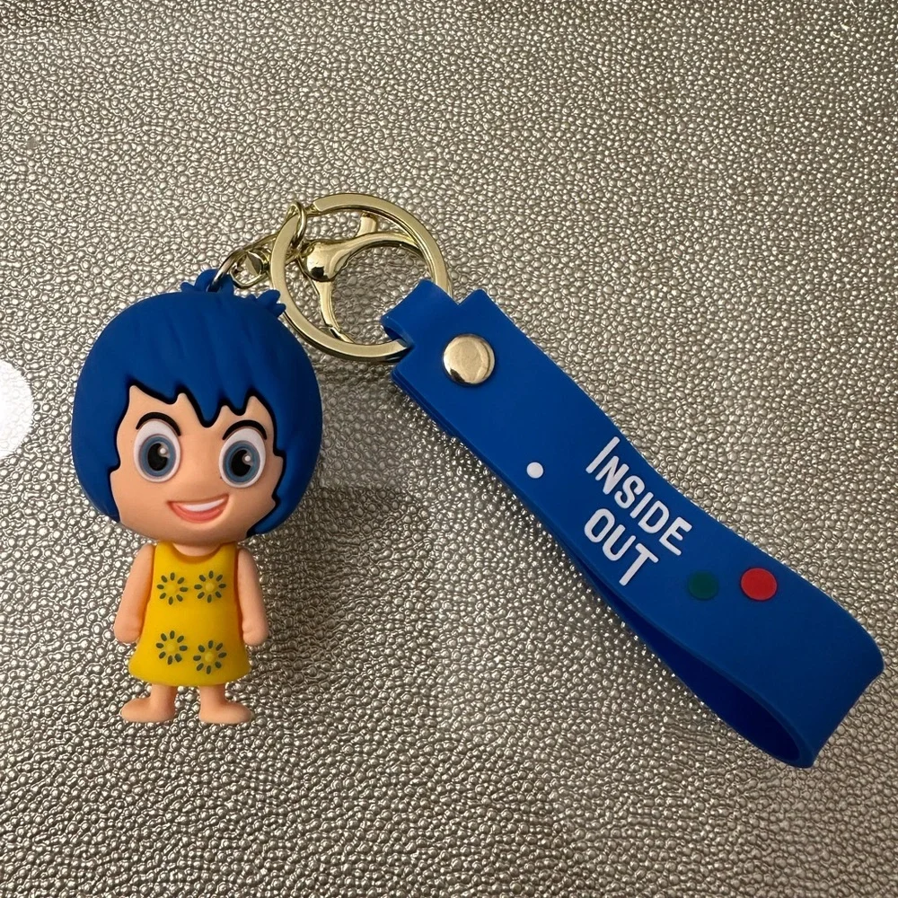 Inside Out character keychains